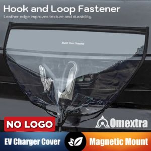 Magnetic EV Charger Cover Omextra Pelindung Charger Mobil Listrik EV