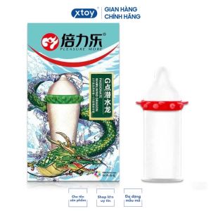 Bao Cao Su HBM rồng xanh lá gân gai cao cấp hộp 3 bcs