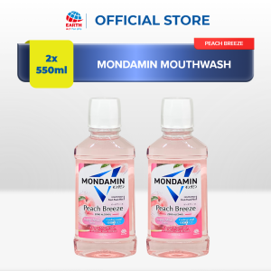 Mondamin Peach Breeze Mouthwash 550mL - Bundles of  2