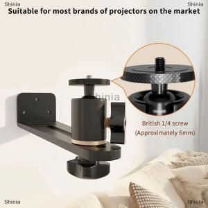 [COD] Shinia Portable Projector Bracket 360° Rotatable Wall Mount Beamer Holder Universal 1 4 Screw For XGIMI JMGO Dangbei Projector Stand