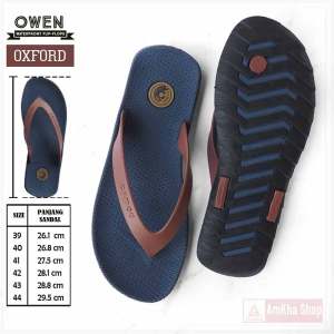 [Official] Amkha Shop - Camou OWEN Sandal Jepit Pria Full Karet Anti Slip - Mens Rubber Flipflops