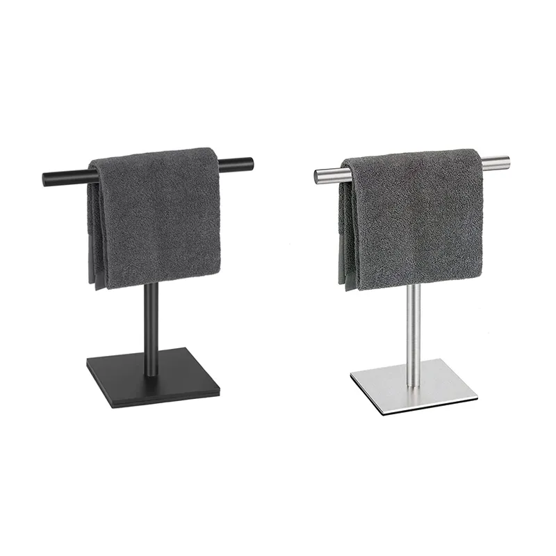 Hand Towel Holder Stand for Bathroom Vanity Stainless Steel Standing Towel  Rack Stand Towel Bar for Bathroom