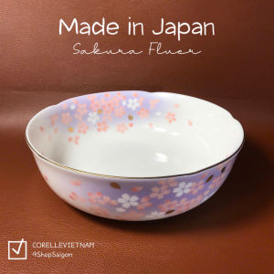 [Hàng Hiếm Japan 100% New] - Sakura - 01 Chiếc Tô To Đùng Khắc Hoa Anh Đào Tuyệt Đẹp