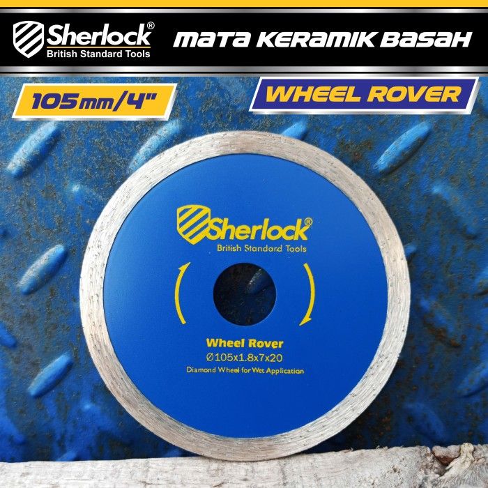 Diamond Wheel (Wet 4) Sherlock Mata Pisau Potong Keramik Basah ROVER ...