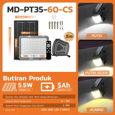 MODI Solar light Spotlights Outdoor flood Lights LED Super Bright IP65 Waterproof Solar Powered Lights solar panel lampu automatic turn on/off