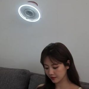 JY Oscillating Wall Fan With Remote Control No Drill Desk Fan Portable Fan Strong Wind USB For Toilet Kitchen Office