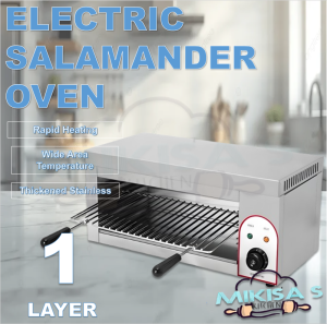 Heavy Duty Electric Salamander Oven Grilling Toasting Stainless Steel