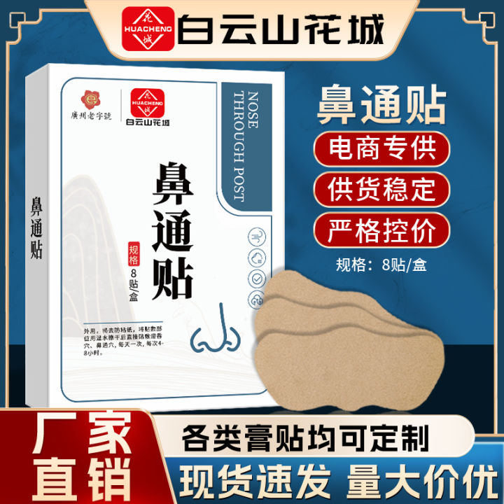 BaiyunShan HuaCheng - nasal plaster 白云山花城-鼻通贴