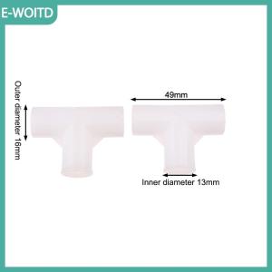 【E-WOITD】 2 cái id13mm bốn năm cách doanh Ống Adapter kệ tủ quần áo móc phụ kiện nhà máy hỗ trợ kết nối vườn tưới nước thủy lợi