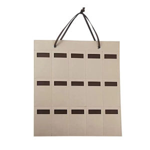 Eyeglasses Storage Hanging Bag 15 Slots Felt For Sunglasses Display