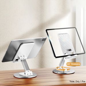 New Phone Holder Stand 360 Rotating Tablet Metal Phone Holder Adjustable Bracket Tablet Stand Desktop Phone Stand 手机支架