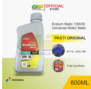 Oli Enduro Pertamina Matic 10W30 800ml Motor Matik Beat Vario Scoopy 0.8L