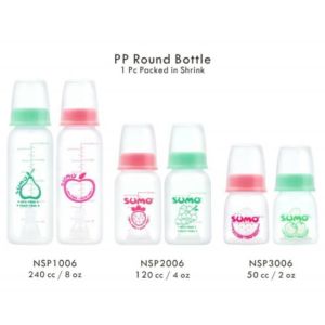 [ BISA COD ] Botol Susu Sumo - PC / botol susu lucu/ karakter/ aman / mudah di pegang/ bahan silicone/ silikon/ bentuk rahang bayi/ BPA free