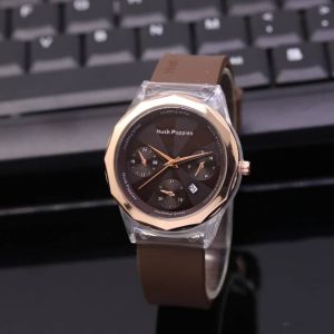 Jam Tangan Wanita Hush Puppies Rubber GW-0129 Plus Box Eksklusif & Baterai