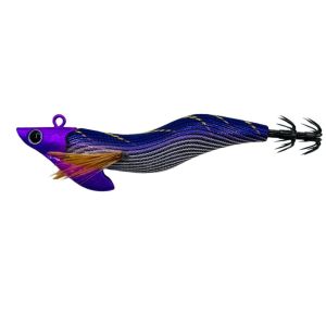 NEXTYOO Chiều dài 125cm Mồi tôm bằng gỗ Thiết kế hình chữ S Trọng lượng 30g Mồi câu mực Hiệu quả Phủ lớp chống tia UV Mồi chìm chậm Câu cá biển