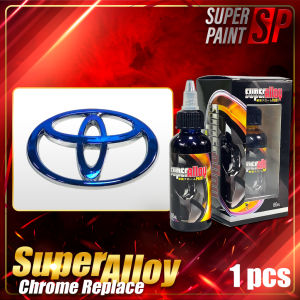 [Tukar Chrome Color] Ultra Royal Blue Paint Delete Chrome Super Alloy Paint Glossy Super Chrome Colour Logo Hitemp