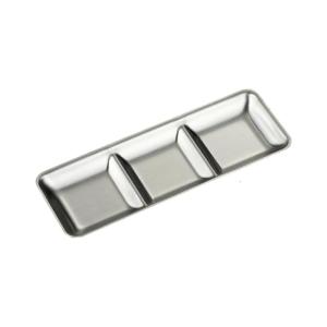 Grade Rusts Resistant Stainless Steel Sauce Dish Rustproof Dipping Bowl Condiment Tray Dining Accessory