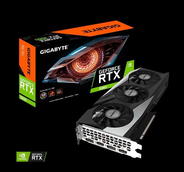 Gigabyte GeForce RTX 3060 Gaming OC 12GB GDDR6 Dual Fan Lazada