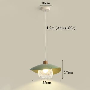 Japanese Wabi-sabi Style Pendant Light Retro Iron Dining Light Cafe Decorative Hanging Light Kitchen Bar Counter Chandelier Ceiling Lights Minimalist Bedroom Bedside ChandelierFast shipping