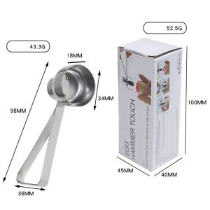 Dụng cụ lấy nắp trứng gà dùng cho bữa sáng