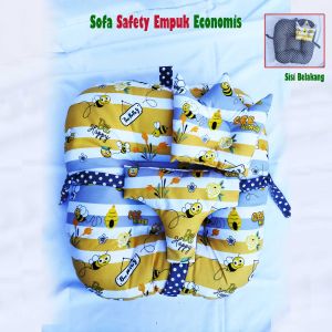 Sofa Bayi ada Sabuk Pengaman Empuk Berisi Silikon Grade A Kasur Bayi Murah