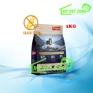 Petoluxe Premium Chicken Duck Fish Grain Free Recipe with Real Meat All Life Stage Dog Food 2KG