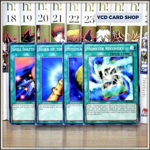 [YCDcardgame] Thẻ Bài Yugioh Chính Hãng Set 4 Lá Bài Hỗ Trợ (Spell)  - Common