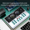 Siborie soundcard Q3 Mixer Bluetooth Audio USB Externa Sound Card Original Mendukung COD. 