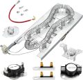 W. 11045584 3387747 8527865   Heating Element-Compatible with Kenmore Elite HE3 HE2 Maytag and Whirlpool Duet Cabrio Dryers,Replce AP 6008281   WP 3387747    5400w 240v. 
