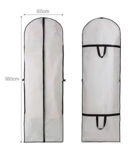 cover baju anti debu bahan PEVA anti air water proof resleting