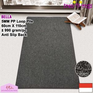 Tren-D-rugs Sajadah sejadah polos karpet alas lantai ruang kamar anti slip 60 cm x 110 cm - NMs