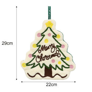 【On Sale】Christmas Cartoon Microfiber Hand Towel Kitchen Bathroom Soft Hand Towel