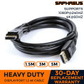 1.5 3M 5M Meters DisplayPort Cable 4K 165Hz DisplayPort to DisplayPort Cable for Video PC Laptop TV Projector Display Port 1.2V DP Cable. 