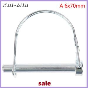 Kui-Min Heavy Duty Marine Trailer Coupler Safety Pin D Ring Round Arch Locking Lock Pin