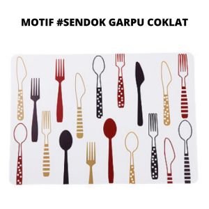 TATAKAN ALAS MEJA MAKAN PIRING DAN GELAS