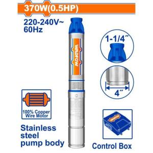 Buildmate x WADFOW 4" Deep Well Pump 0.5HP & 1.5HP 220V Stainless Steel with Control Box WPT