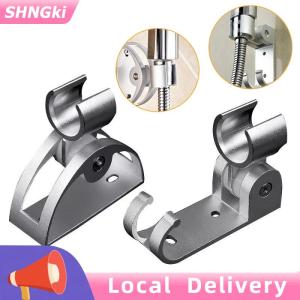 SHNGki Aluminum Shower Base Holder Adjustable Wall Mounted Shower Head Stand Bracket