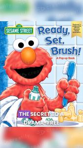 Sesame Street Ready Set Brush! Elmo & Friends Pop-Up Board Book (Toddlers Age 2-5) Interactive Dental Hygiene Habits