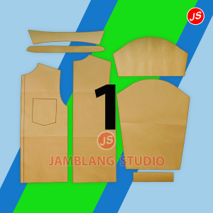 Pola Instan Seragam Kemeja SD [ Pola Baju Jamblang Studio ]