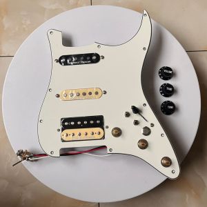 Prewired Loaded Guitar Stratocaster Pickguard SSH Pick Guard Seymour Duncan SSL1 TB-4 Ainico 5 Pickups Silent Switch Multi Switch for Fender Electric Guitar Parts