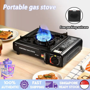 SG Ready Stock Portable Gas Stove Suitable for Outdoor Camping BBQ Family Dinner Easy to Carry