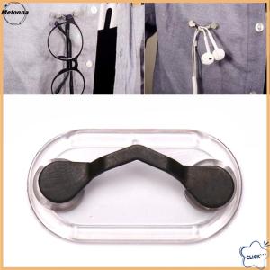 Follow Get More【Metonna】 Fashion Magnetic Hang Eyeglass Holder Clip Magnet Sunglasses Headset Line Clip