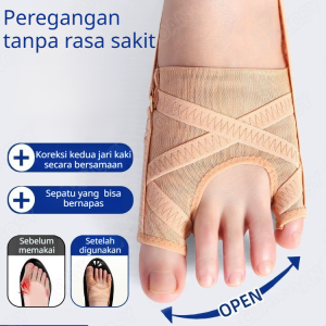 Pelindung Jari Kaki Hallux Valgus Jaring Pengatur Jari Kaki Anti Selip Dapat Disesuaikan Dengan Silikon Tumit Pelindung Jari Kaki Tipis Bernapas Cocok Untuk Jari Kaki 1 dan 2