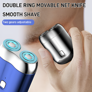 New arrival mini double head electric shave Portable Razor Mini Electric Shaver Shaving Equipment Full Body Travel Portable Shaver Flexible Steel Blades