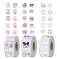 cute 500 stickers/Sanrio Handbook Material Stickers Melody Kuromi Cinnamon Stickers Decorative Roll Stickers. 