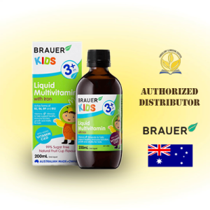 Brauer Kids Liquid Multivitamin with Iron 200 ml