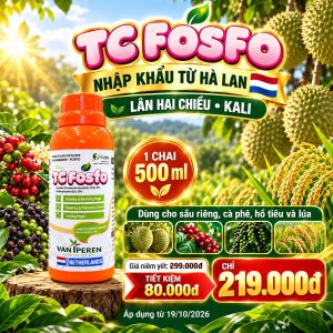 TC Fosfo phân bón lá tăng khả năng ra hoa - đậu trái - phòng trị nấm bệnh