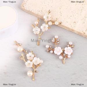 [COD] Man YingLie 2Pcs Alloy Branch Flower Accessories Antiquity Hairpin Clothing Hair Accessories DIY Material