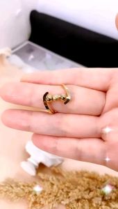 Cincin Boba Bola Titanium Perhiasan Fashion Wanita Stainless Steel Awet Anti Karat Xpid61