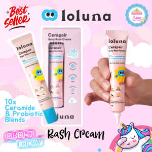 Loluna Cerapair Baby Rash Cream 30ml Tanpa Parfum Krim anti ruam Anti Iritasi Gatal  Loluna Cerapair